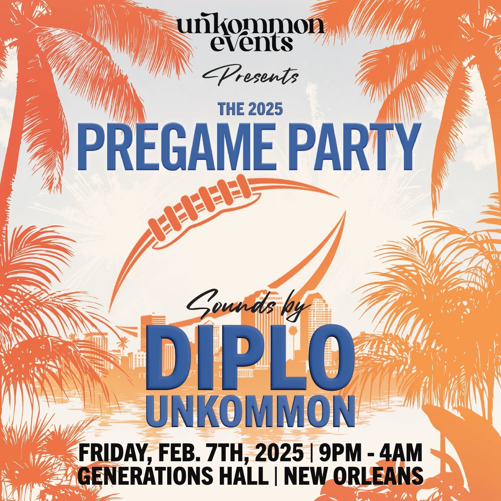 Super Bowl Pre-Game Party With Diplo | Official Tickets